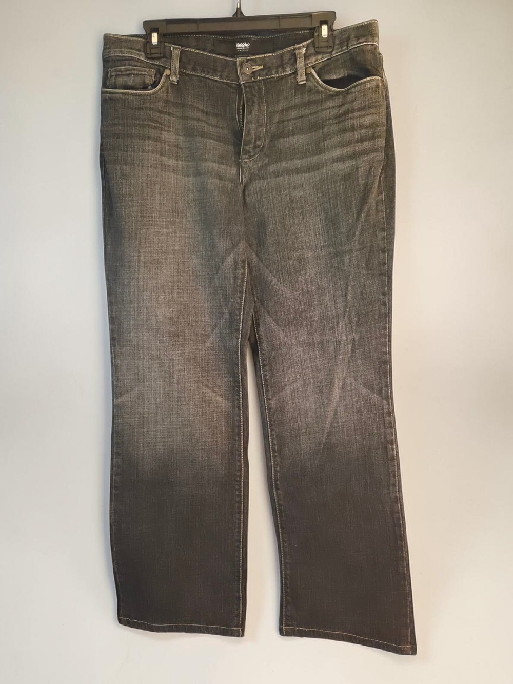 Massimo Straight Leg Jeans in Faded Black ♡